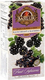 Basilur Fruit Blackcurrant & Blackberry  25x2g