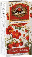 Basilur Fruit Strawberry & Raspberry  25x2g - cena, porovnanie