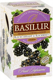 Basilur Fruit Blackcurrant & Blackberry 20x1,8g