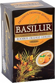 Basilur Rooibos Orange Ginger 20x1,5g