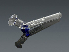Fajka sklo 10cm na nožkách chladiacimi guľkami