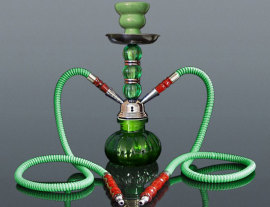 Shisha Fajka vodná 28cm/2 zelená