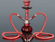 Shisha Fajka vodná 28cm/2 červená - cena, porovnanie