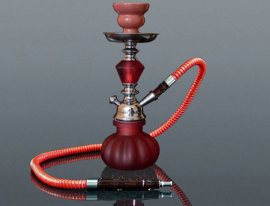 Hookah Fajka vodná 28cm/1 červená
