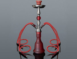 Hookah Vodná fajka 53cm/4 červená