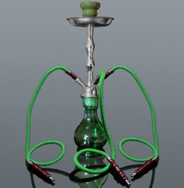 Shisha Vodná fajka 46cm/3 zelená