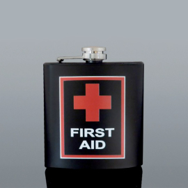 Ploskačka nerez FIRST AID 180 ml