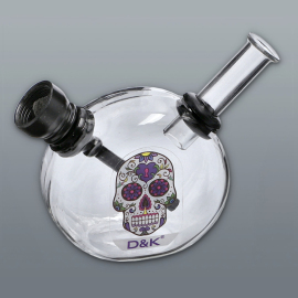 D&K Bongo sklo 10cm Skull
