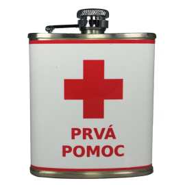 Ploskačka nerezová Prvá pomoc 180ml