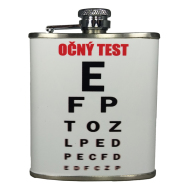 Ploskačka nerezová Očný test 180ml - cena, porovnanie