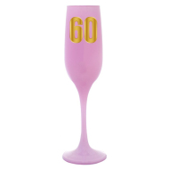 Čaša na šampanské ružová "60" - cena, porovnanie