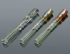 Fajka sklo 9cm s guľkami