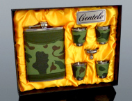 Ploskačka s pohárikmi Camouflage - cena, porovnanie