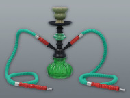 Fajka vodná 28cm/2 zelená - cena, porovnanie