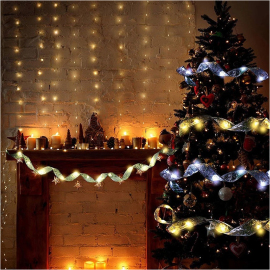 LED Vianočná reťaz 50 LED white warm 5 metrov