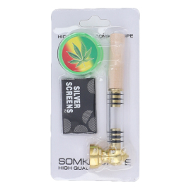 Sklenená fajka sklenená so sitkom a mlynčekom