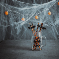 Malatec Halloweenska výzdoba Pavučina s pavúkmi - cena, porovnanie