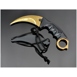 Nôž KARAMBIT CS:GO Spider Gold 19/9cm