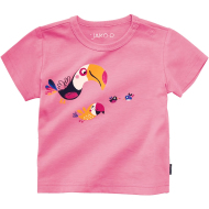 JAKO-O - Detské tričko ružové - Papagáje - cena, porovnanie