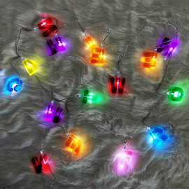 Girlanda svietiaca Frohe Weihnachten