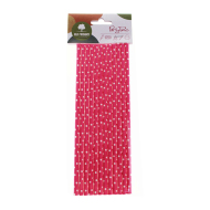 Párty papierové slamky Bodky - ružové - cena, porovnanie