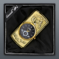 Gentelo Turbo zapaľovač s hodinkami v darčekovej kazete - cena, porovnanie