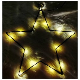 Vianočná LED hviezda 30cm