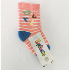 Tuptusie Ponožky pre kojencov písmená froté 7-9cm