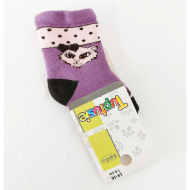 Tuptusie Ponožky pre kojencov mačka froté 7-9cm - cena, porovnanie
