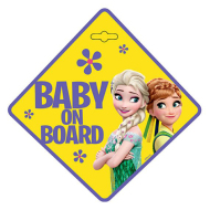 Tabuľka na auto Frozen - Baby on board - cena, porovnanie
