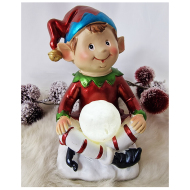 Vianočný elf s LED guľou - cena, porovnanie