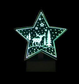 LED dekorácia Vianoce