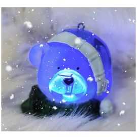 Vianončá LED dekorácia medvedík