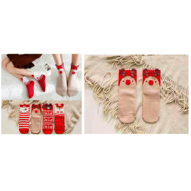 Tuptusie Vianočné sviatočné ponožky - SOB