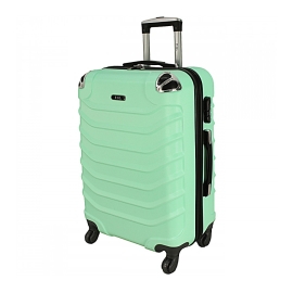 Rogal Zelený škrupinový cestovný kufor "Premium" M, L, XL