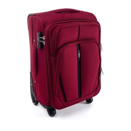 Rogal Červený cestovný kufor "Practical" s expanderom M, L, XL