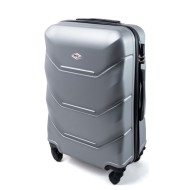 Rogal Strieborný luxusný plastový kufor "Luxury" L - cena, porovnanie