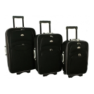 Rogal Sada 3 čiernych cestovných kufrov "Standard" M, L, XL - cena, porovnanie