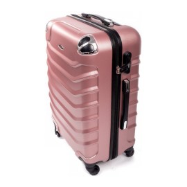Rogal Ružový odolný cestovný kufor do lietadla "Premium" M