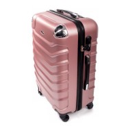 Rogal Ružový odolný cestovný kufor do lietadla "Premium" M - cena, porovnanie