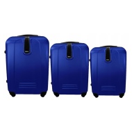 Rogal Tmavomodrý set 3 ľahkých plastových kufrov "Superlight" M, L, XL - cena, porovnanie