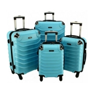 Rogal Svetlotyrkysová sada 3 plastových kufrov "Premium" M, L, XL - cena, porovnanie