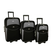 Rogal Sada 3 sivočiernych cestovných kufrov "Standard" M, L, XL - cena, porovnanie