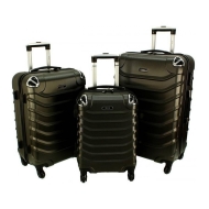 Rogal Čierna sada 3 plastových kufrov "Premium" M, L, XL - cena, porovnanie