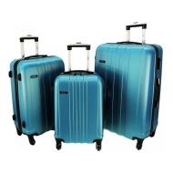 Rogal Tyrkysová sada 3 odolných plastových kufrov "Stronger" M, L, XL - cena, porovnanie
