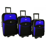 Rogal Sada 3 modročiernych cestovných kufrov "Standard" M, L, XL - cena, porovnanie