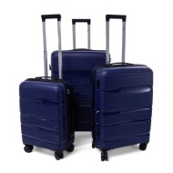 Rogal Modrá sada 3 luxusných škrupinových kufrov "Royal" M, L, XL - cena, porovnanie