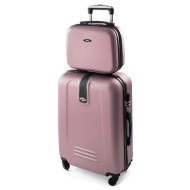 Rogal Ružová sada 2 ľahkých plastových kufrov "Superlight" L, XL - cena, porovnanie