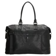 Beagles Čierna kožená cestovná taška "Imperial" M - cena, porovnanie