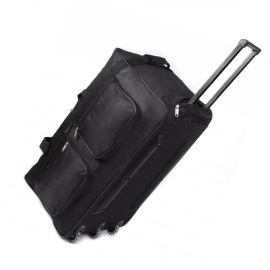 Rogal Čierna cestovná taška na kolieskach "Comfort" L, XL, XXL